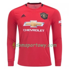 Koszulka Manchester United Domowe Koszulki Piłkarskie 2019-2020 Długi Rękaw